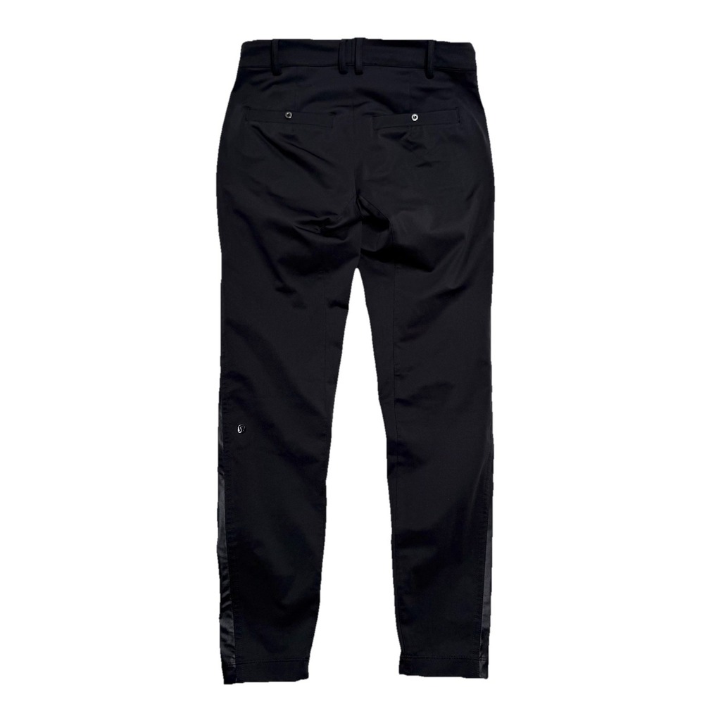 Lululemon Here To There Pants Womens 4 Black Tailored Bike To Office Zip Pockets - Picture 2 of 16